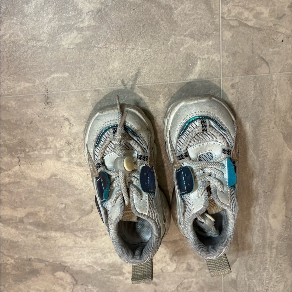 Kids' Blue and White Sneakers
